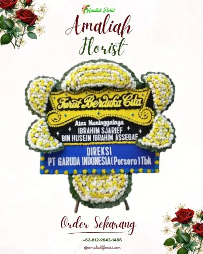 Papan Bunga Duka di Gadungan