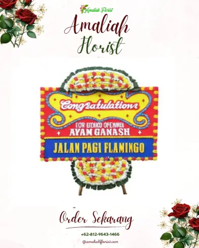 Bunga Papan Congratulation di Gadungan